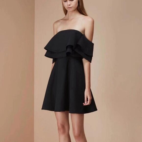 KEEPSAKE the Label Dresses & Skirts - Keepsake Black off the shoulder mini dress